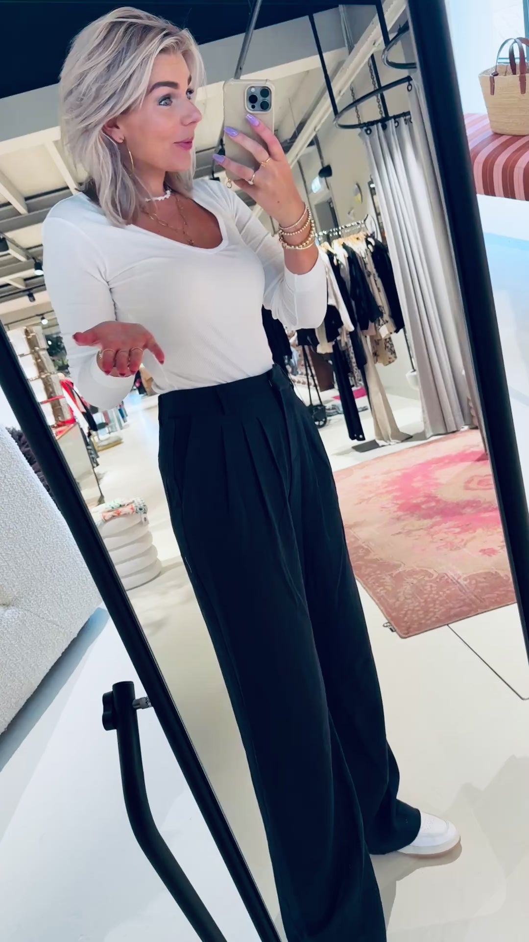 MarinCC Pleat LL Pant - Navy