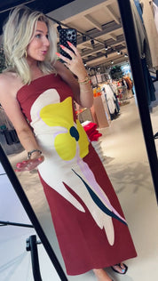 Jannick Printed Jersey Dress