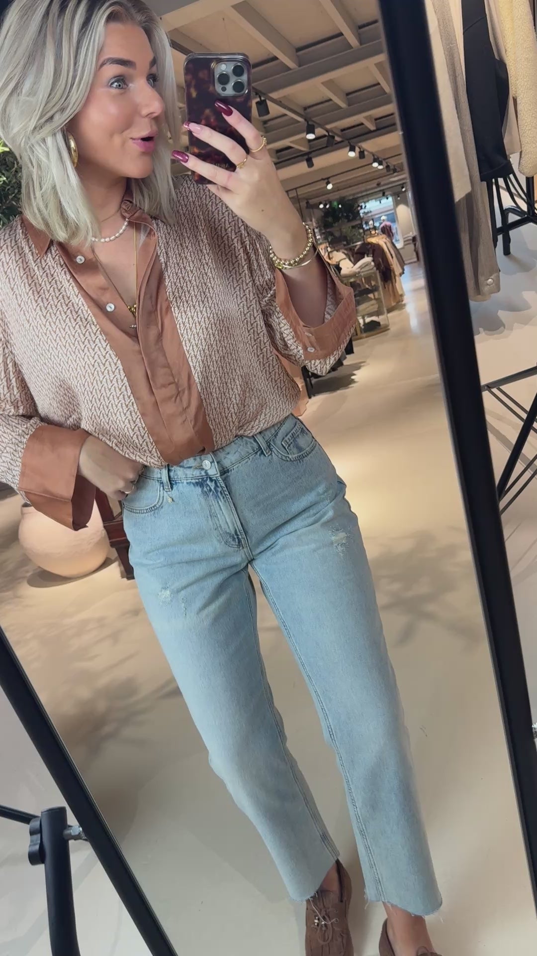 Tafine Oblique Blouse