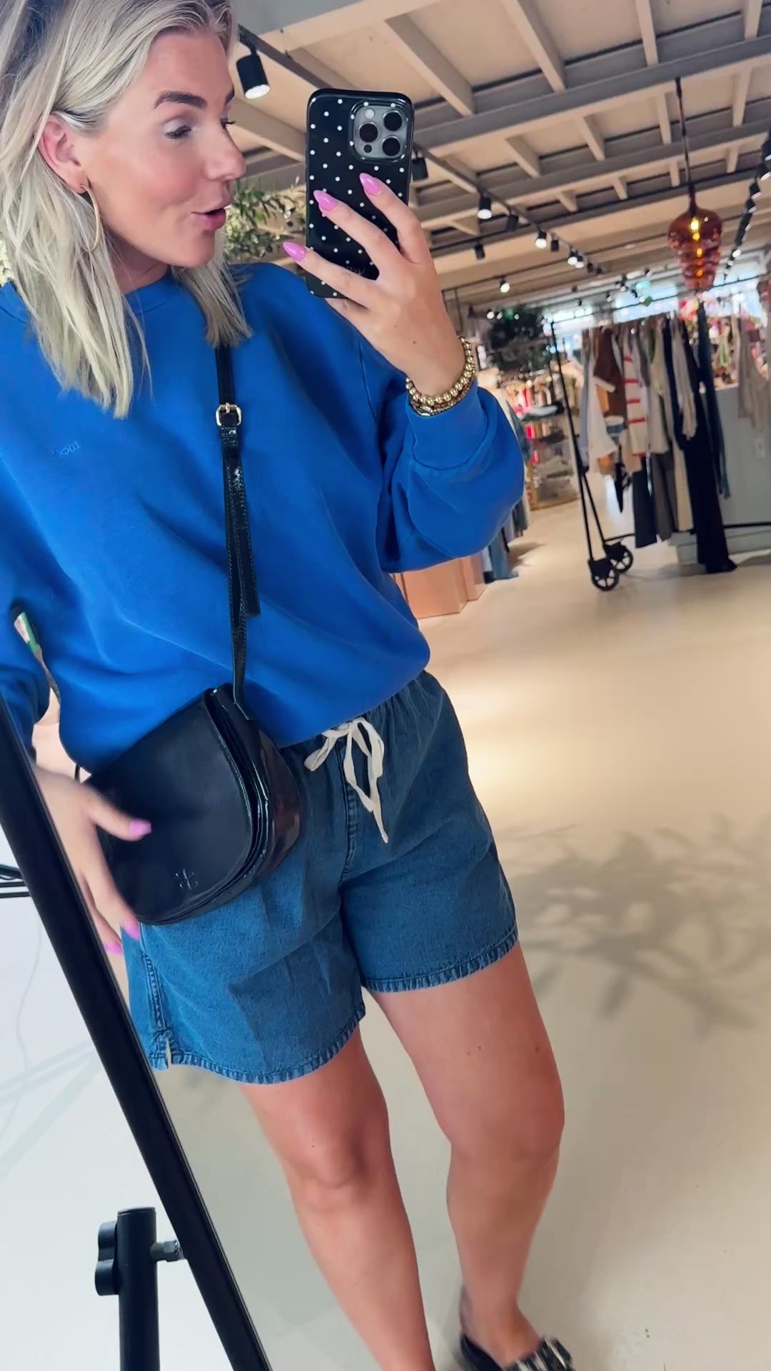 Misa denim shorts