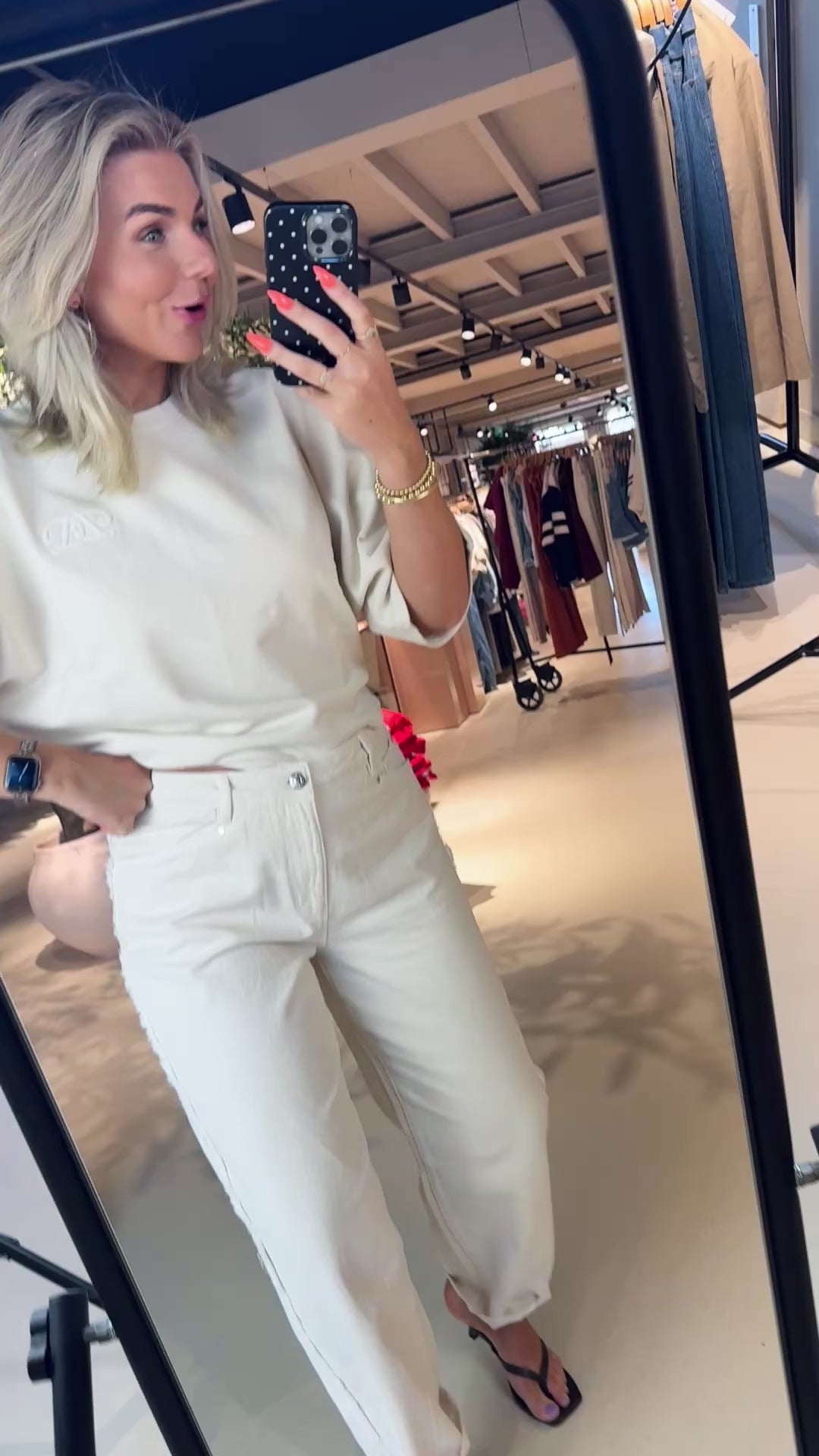 Brave fringed barrel leg jeans