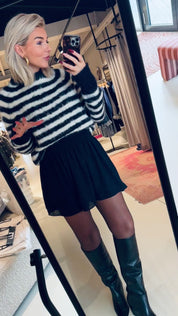 Ismile Layered Miniskirt