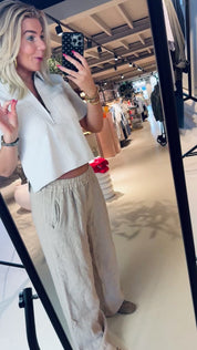 Philipe twill top