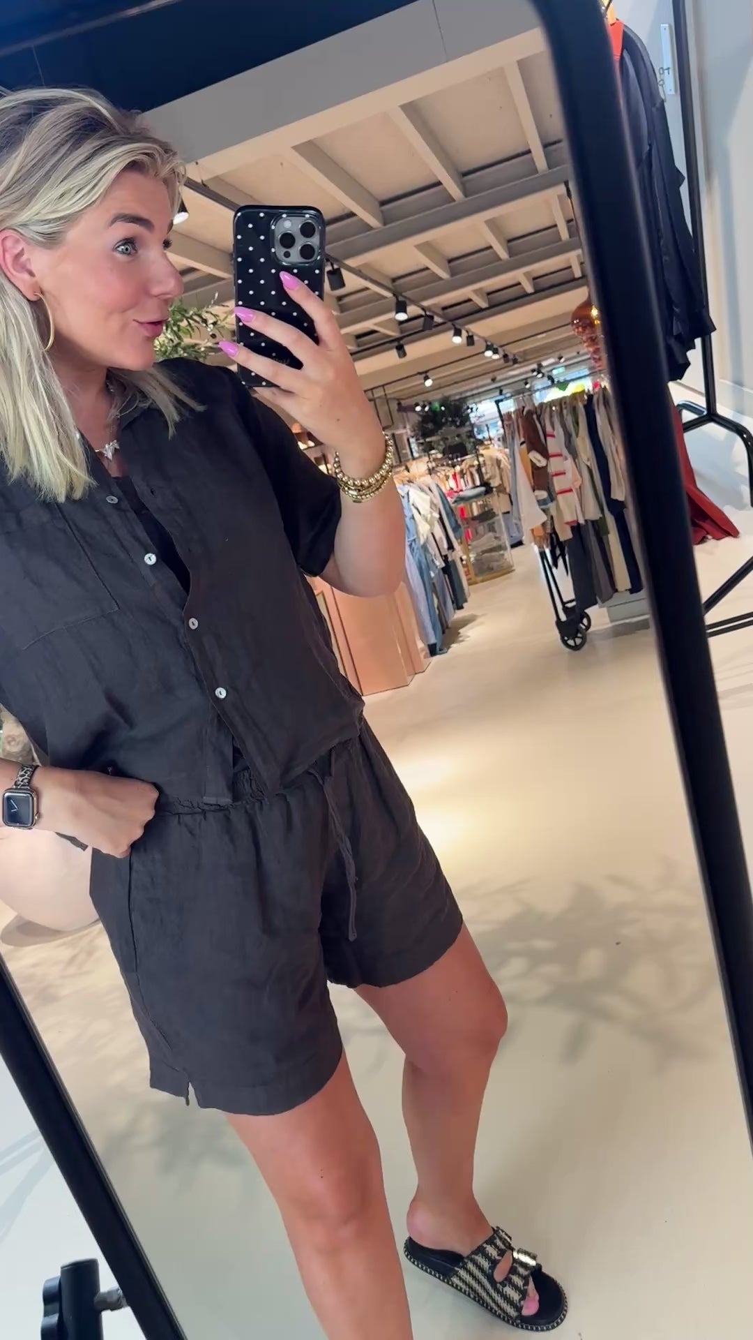 Lio linen shorts