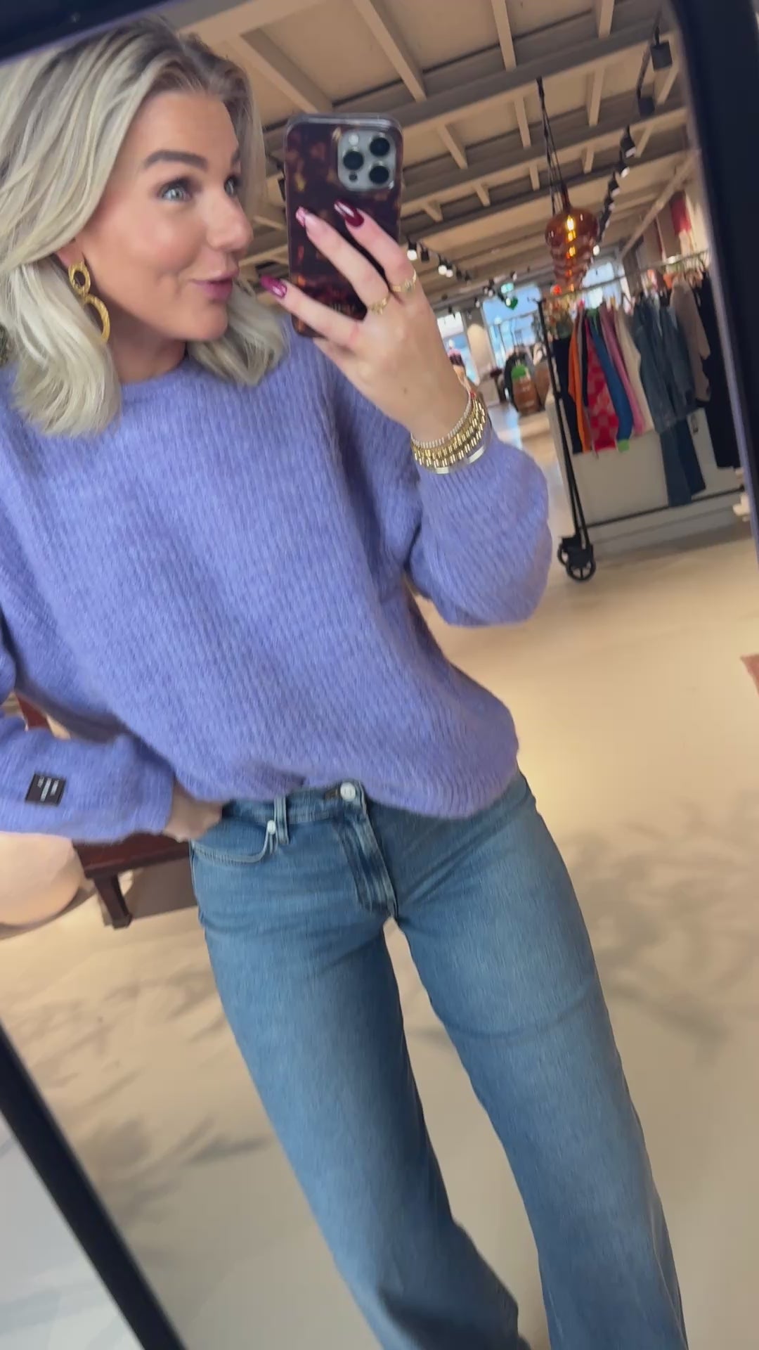 EAST18UH25 Pull - Lavande Pastel Chine