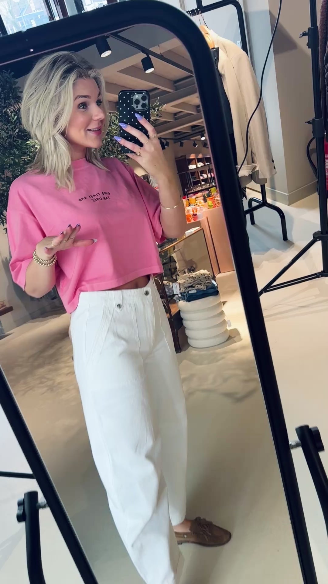 Cropped boxy t-shirt