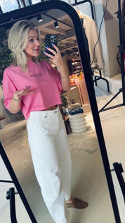 Cropped boxy t-shirt
