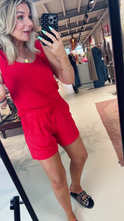Kid slub shorts