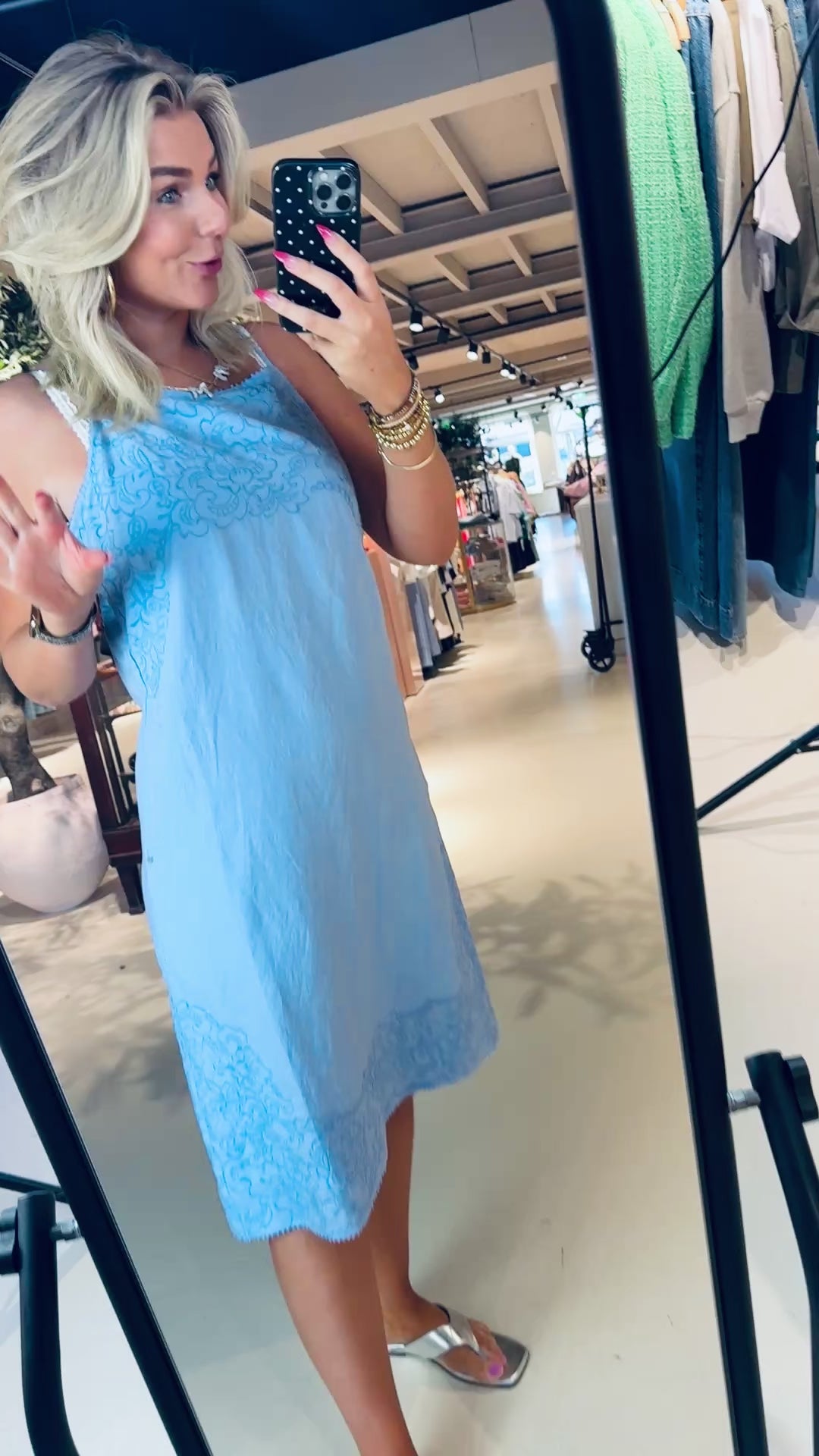 Loni knee strap dress