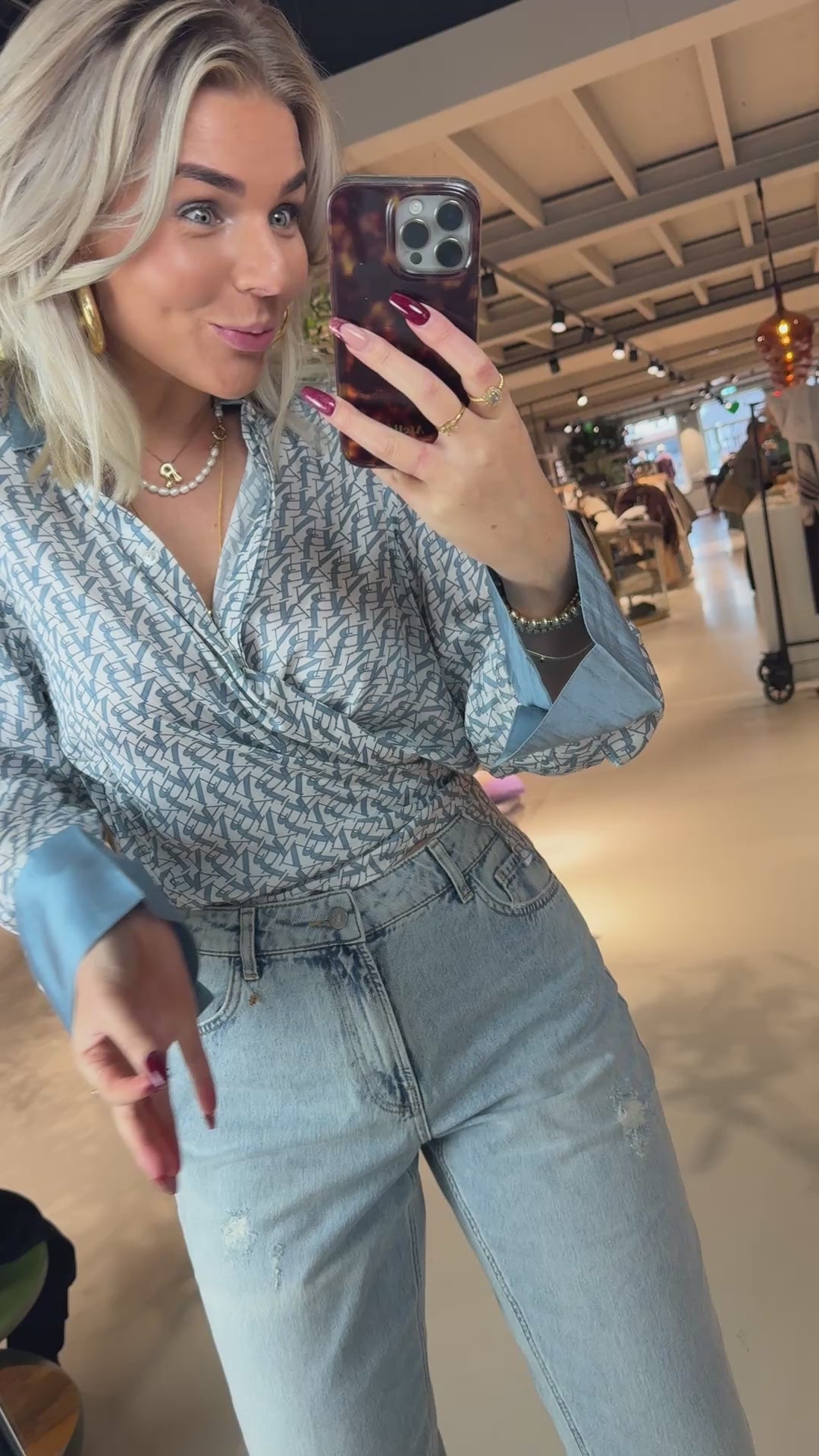 Tatum Oblique Blouse