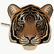 Rajah tiger head rug large