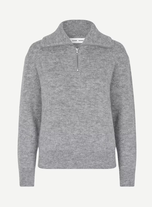 Saanour HZ Pullover 7355 – Grau Mel.