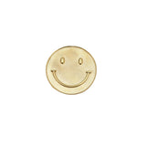 Goldene Smiley-Brosche