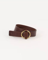 Tisao T Round buckle belt